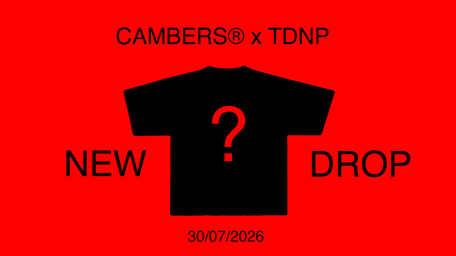 Preview alterno del nuevo drop Cambers por TDNP